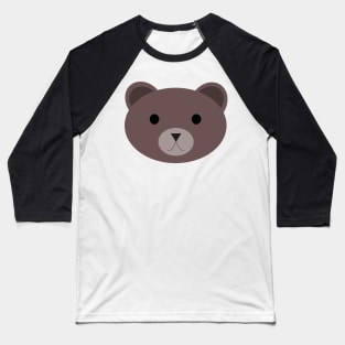 Cute bear face. Baseball T-Shirt